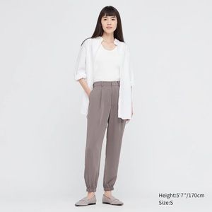 Uniqlo drape jogger pants brand new